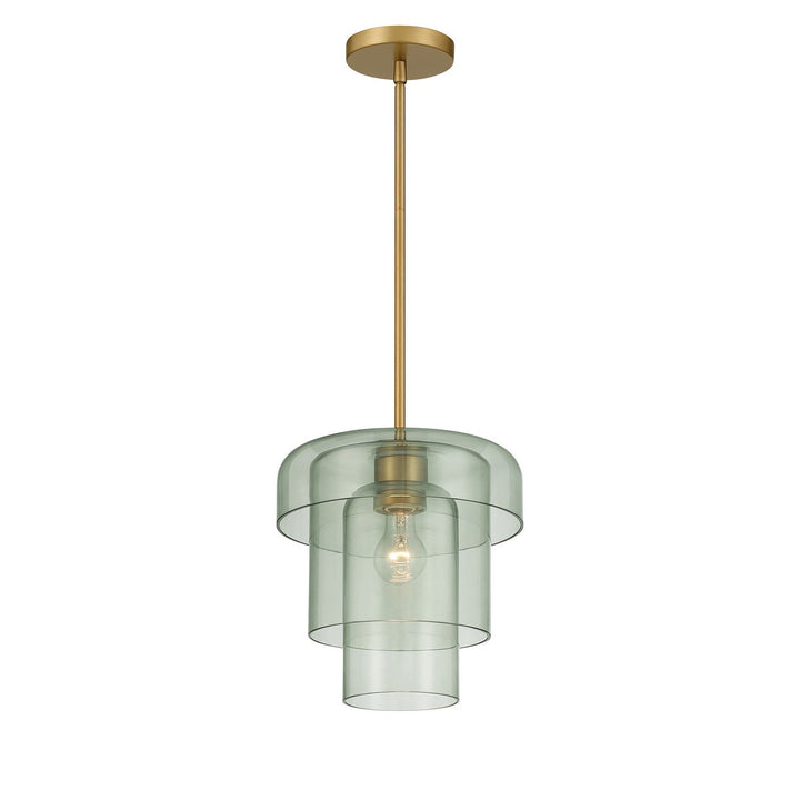 Velique One Light Pendant in Legacy Brass Minka-Lavery