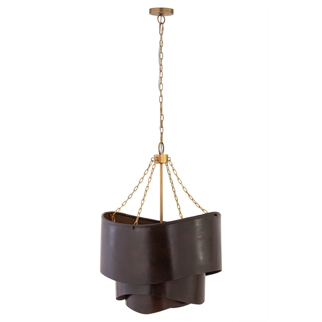 Zyra Three Light Pendant in Legacy Brass Minka-Lavery
