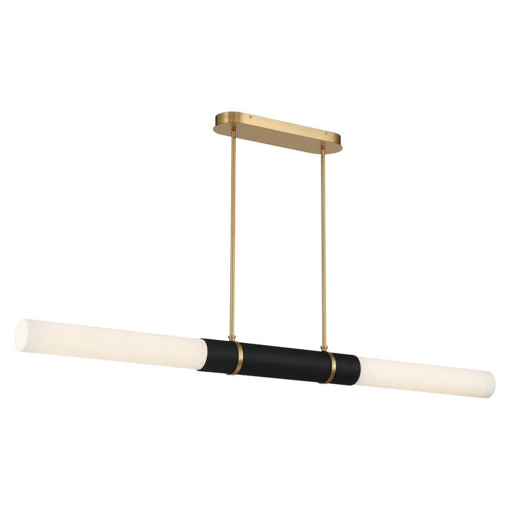 Linthor LED Linear Chandelier in Legacy Brass Minka-Lavery
