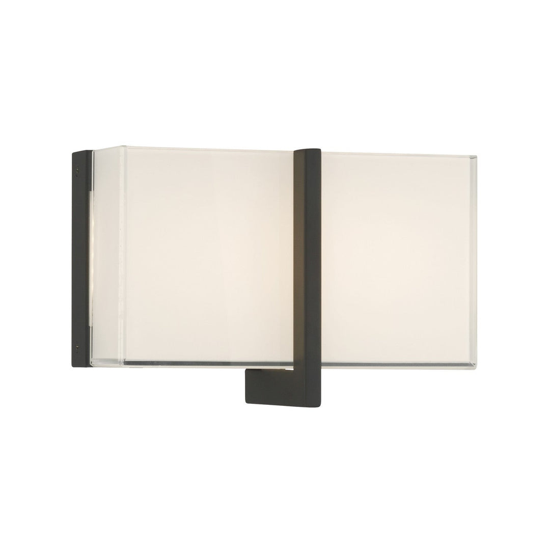 High Rise LED Bath Bar in Dark Matte Black Minka-Lavery
