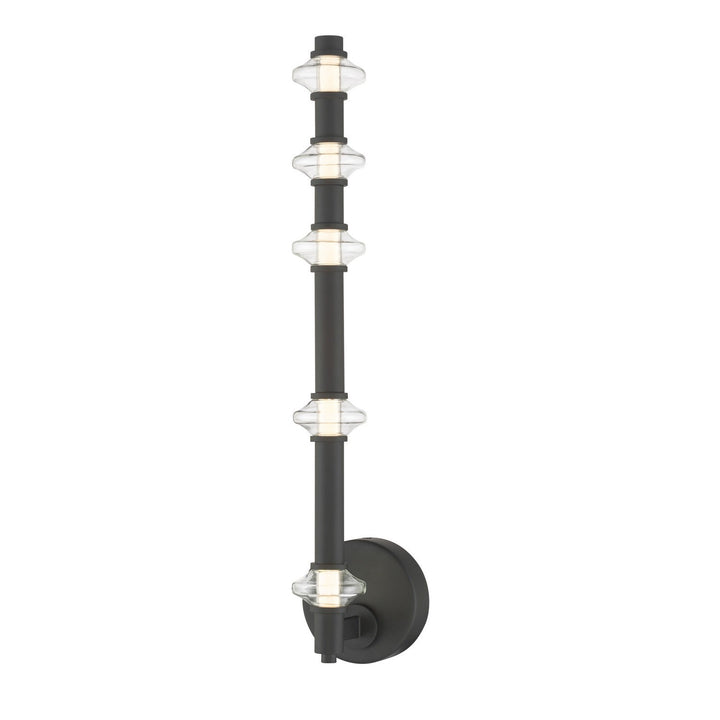 Pearl LED Wall Sconce in Dark Matte Black Minka-Lavery