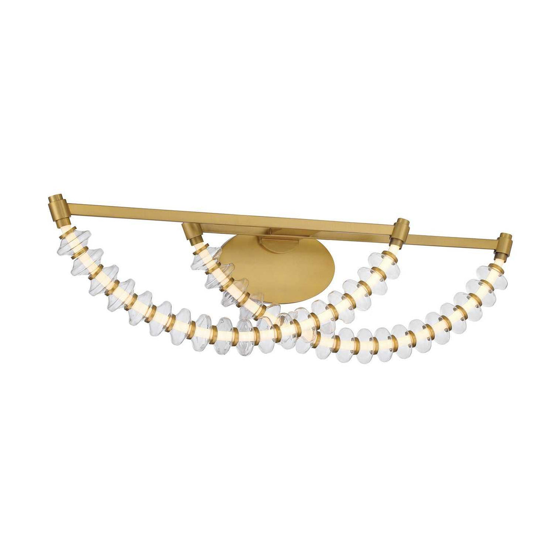 Pearl LED Vanity in Legacy Brass Minka-Lavery