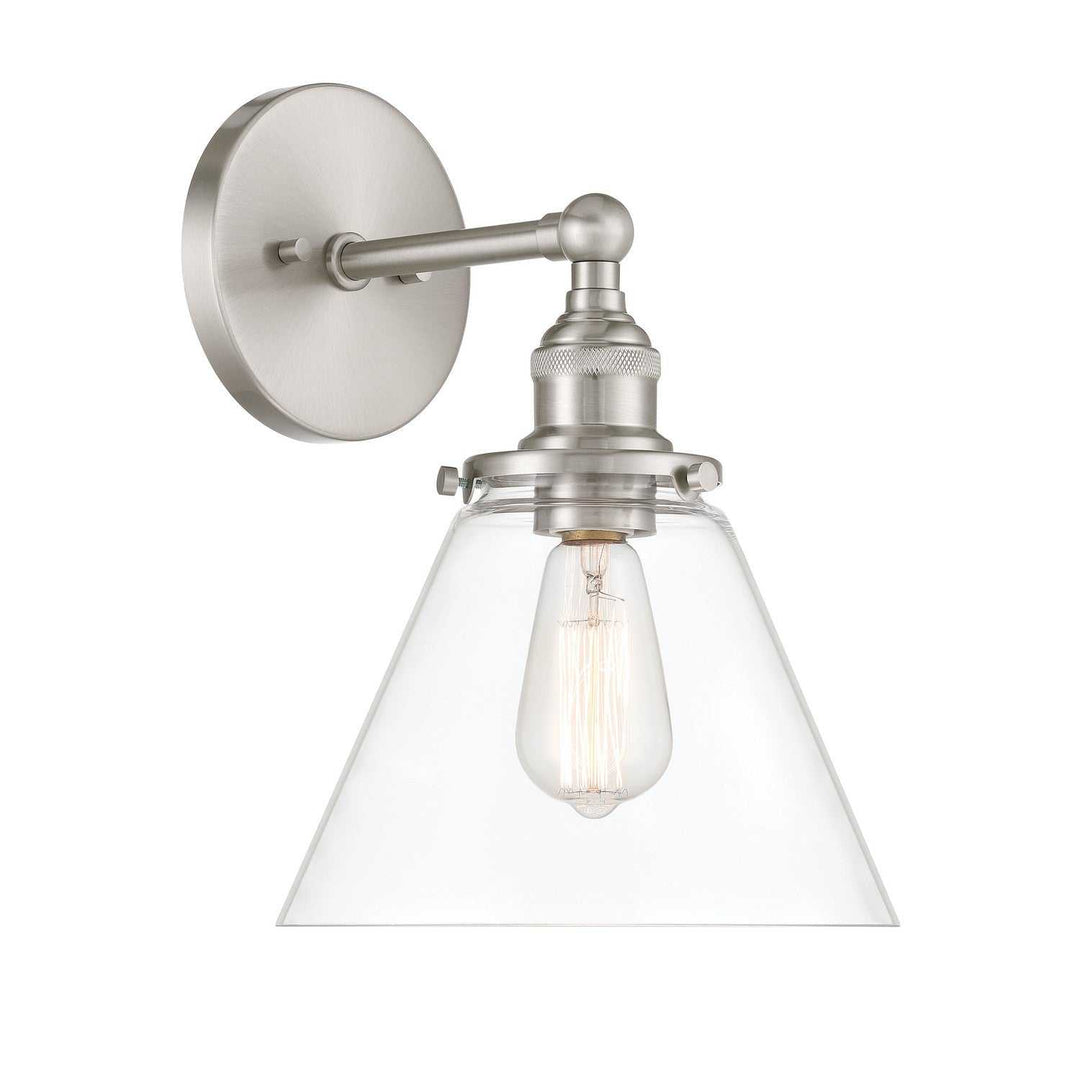 Barwell One Light Bath Sconce in Brushed Nickel Minka-Lavery