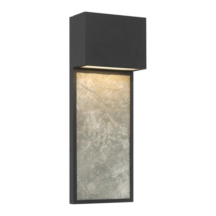 Norrin LED Outdoor Wall Sconce in Sand Coal Black Minka-Lavery