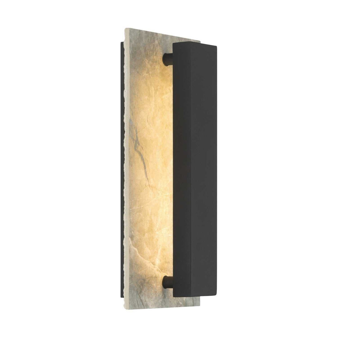 Avenelle LED Outdoor Wall Sconce in Sand Coal Black Minka-Lavery