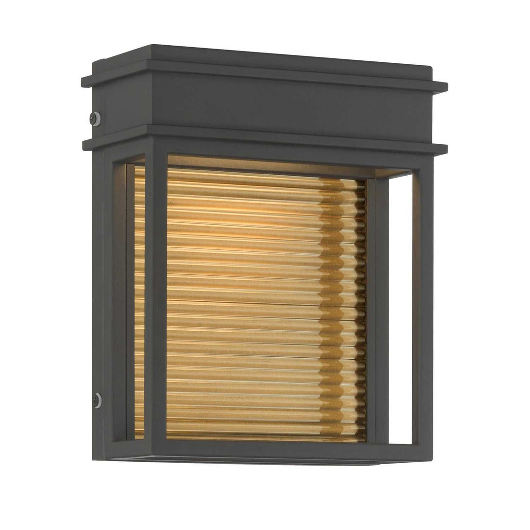 Clyne LED Outdoor Wall Sconce in Sand Coal Black Minka-Lavery