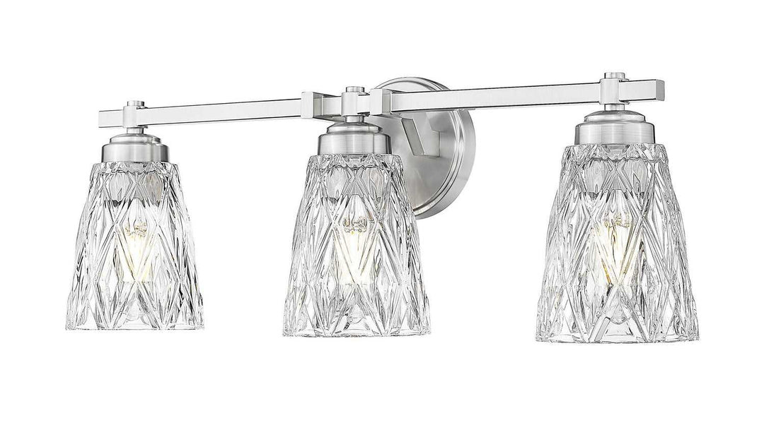 Z-Lite Canada - 1960-3V-BN - Three Light Vanity - Andree - Brushed Nickel