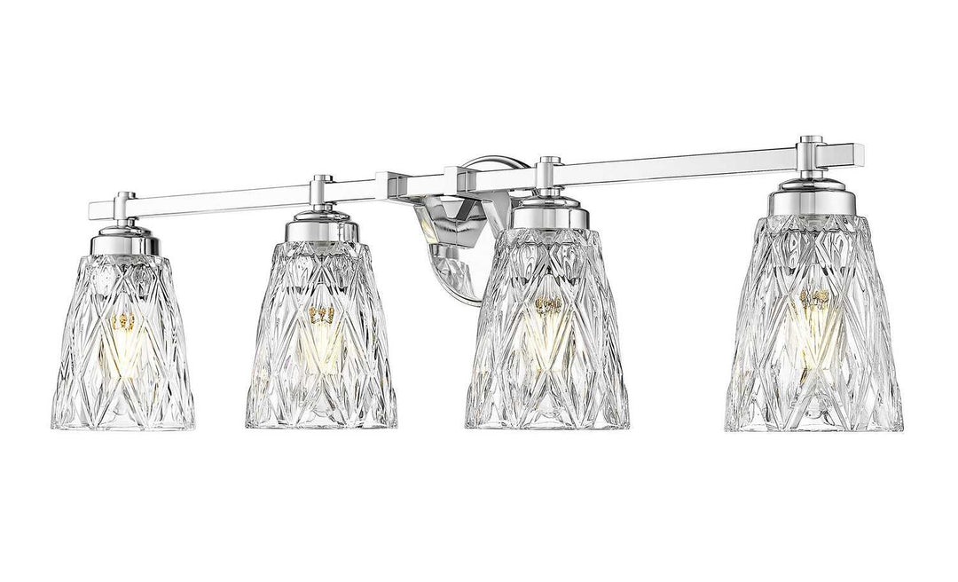 Z-Lite Canada - 1960-4V-CH - Four Light Vanity - Andree - Chrome