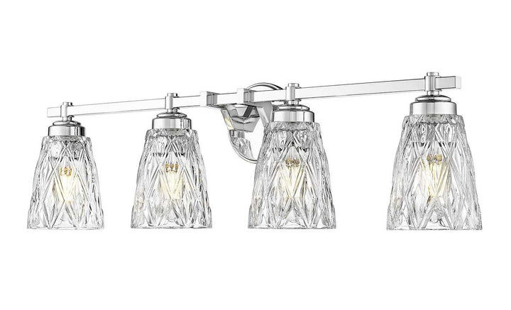 Z-Lite Canada - 1960-4V-CH - Four Light Vanity - Andree - Chrome