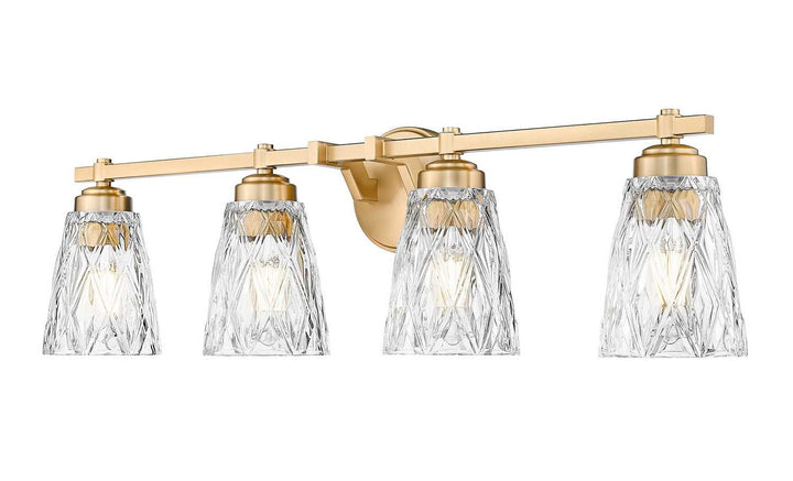 Z-Lite Canada - 1960-4V-MGLD - Four Light Vanity - Andree - Modern Gold