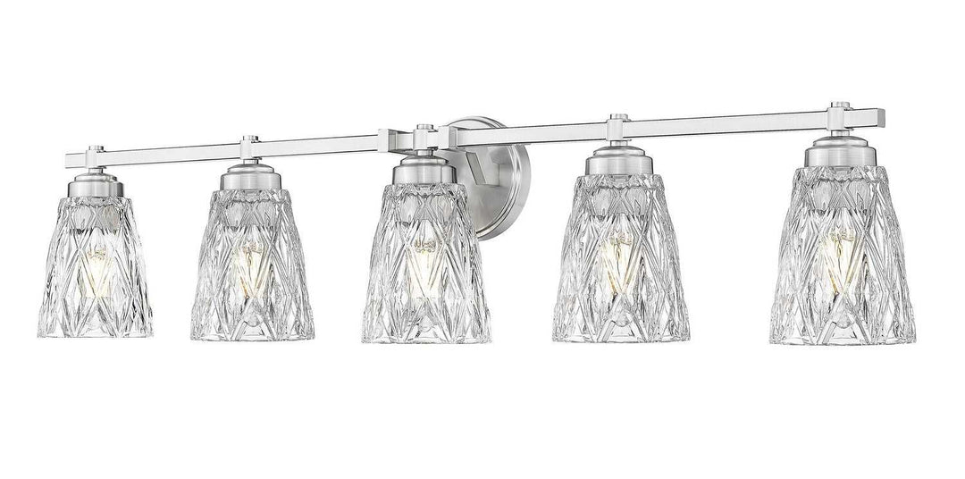 Z-Lite Canada - 1960-5V-BN - Five Light Vanity - Andree - Brushed Nickel