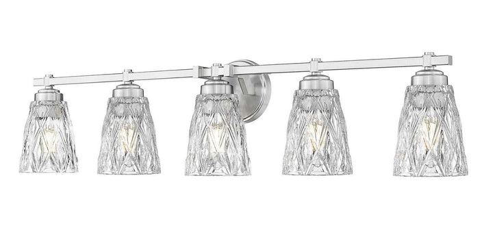 Z-Lite Canada - 1960-5V-BN - Five Light Vanity - Andree - Brushed Nickel