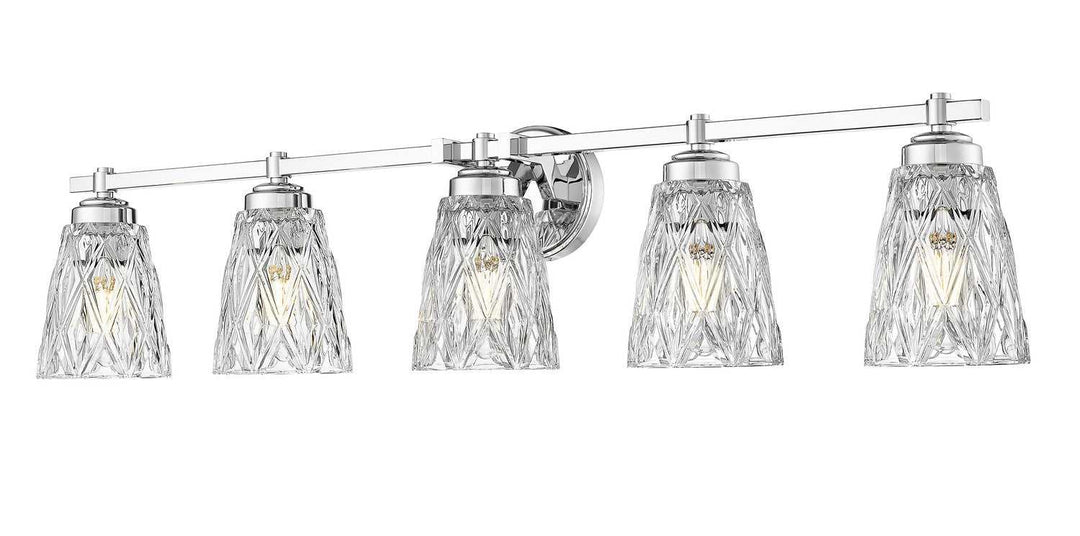 Z-Lite Canada - 1960-5V-CH - Five Light Vanity - Andree - Chrome