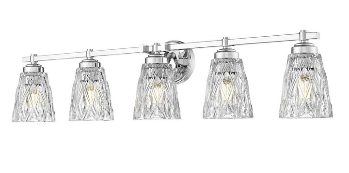 Z-Lite Canada - 1960-5V-CH - Five Light Vanity - Andree - Chrome