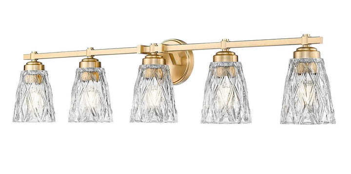 Z-Lite Canada - 1960-5V-MGLD - Five Light Vanity - Andree - Modern Gold