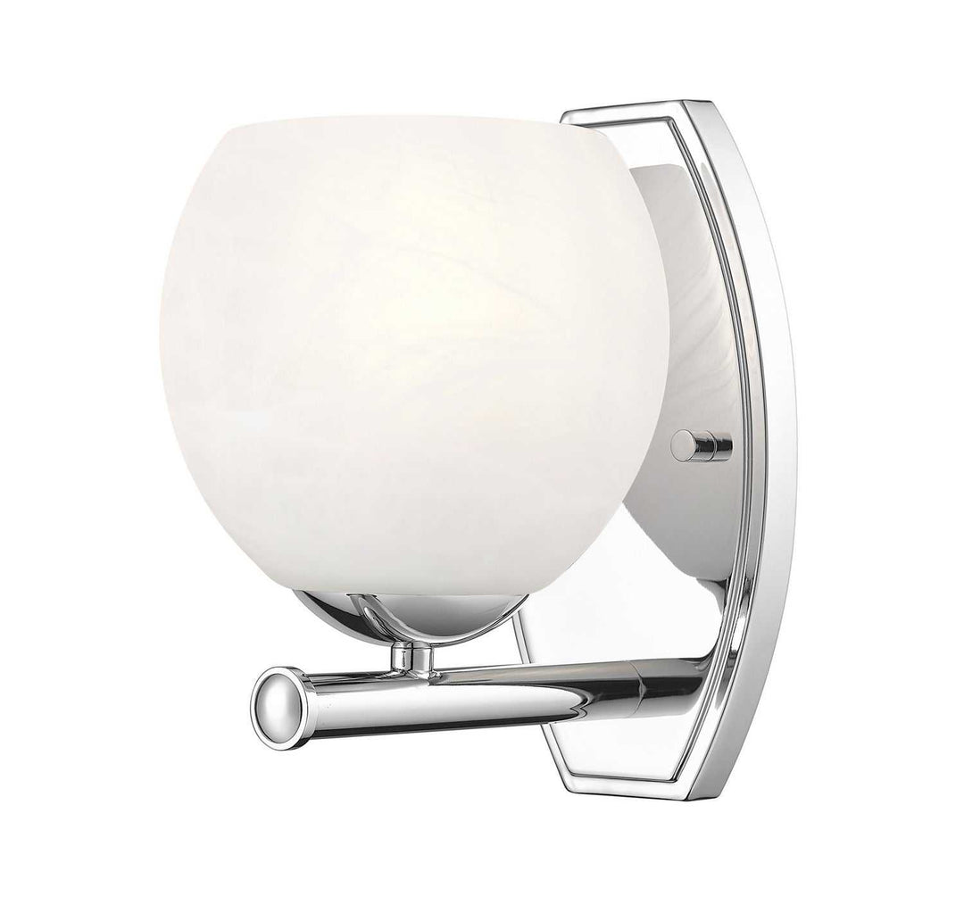Colette One Light Wall Sconce in Chrome Z-Lite Canada