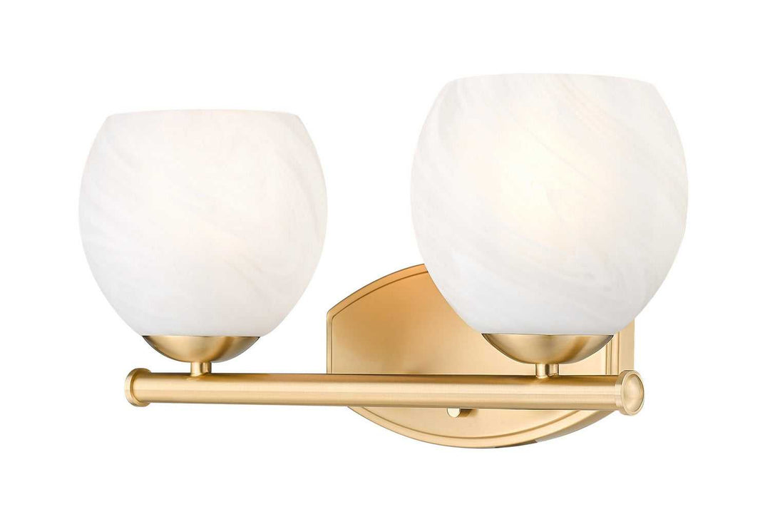 Colette Two Light Vanity in Modern Gold Z-Lite Canada