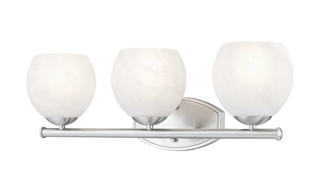 Colette Three Light Vanity in Brushed Nickel Z-Lite Canada