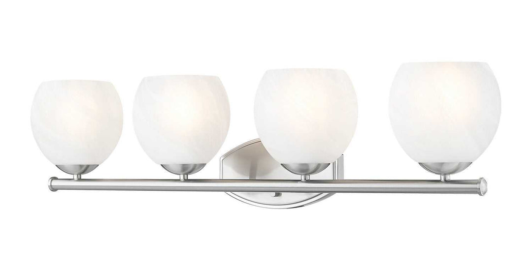 Colette Four Light Vanity in Brushed Nickel Z-Lite Canada