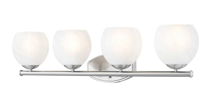 Colette Four Light Vanity in Brushed Nickel Z-Lite Canada