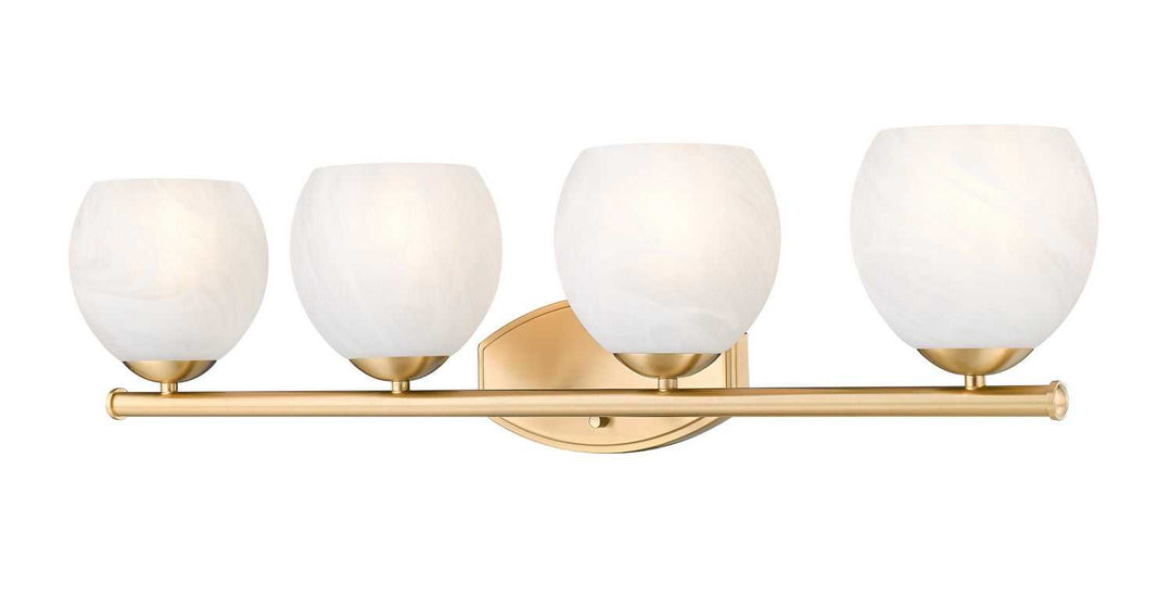 Colette Four Light Vanity in Modern Gold Z-Lite Canada