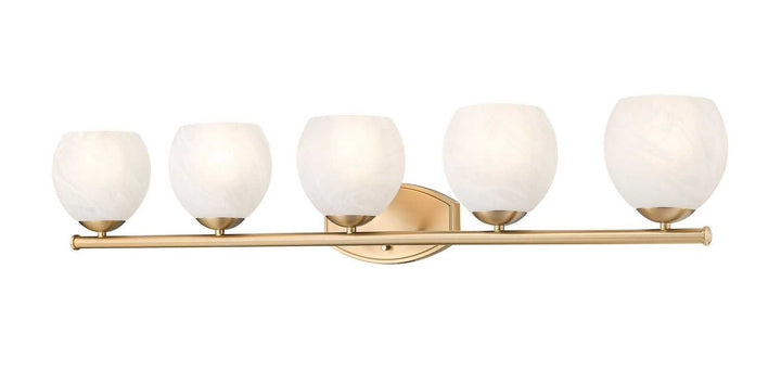 Colette Five Light Vanity in Modern Gold Z-Lite Canada