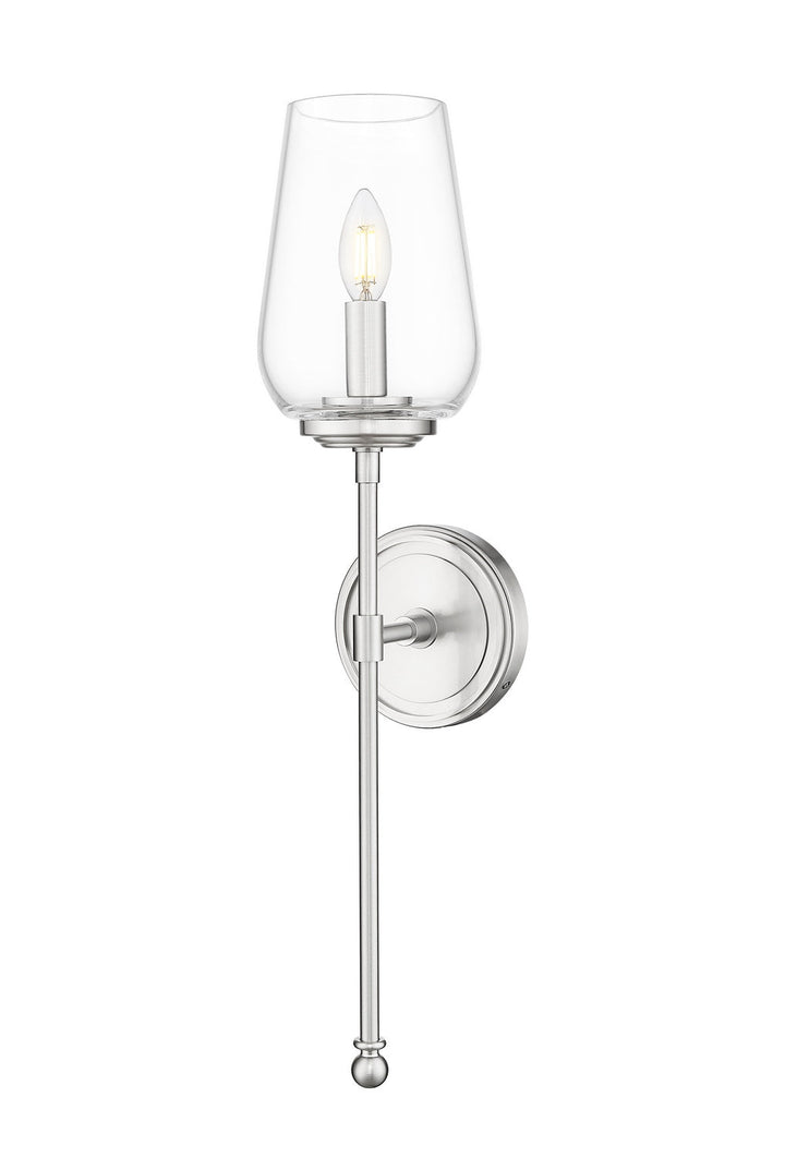 Dominique One Light Wall Sconce in Brushed Nickel Z-Lite Canada