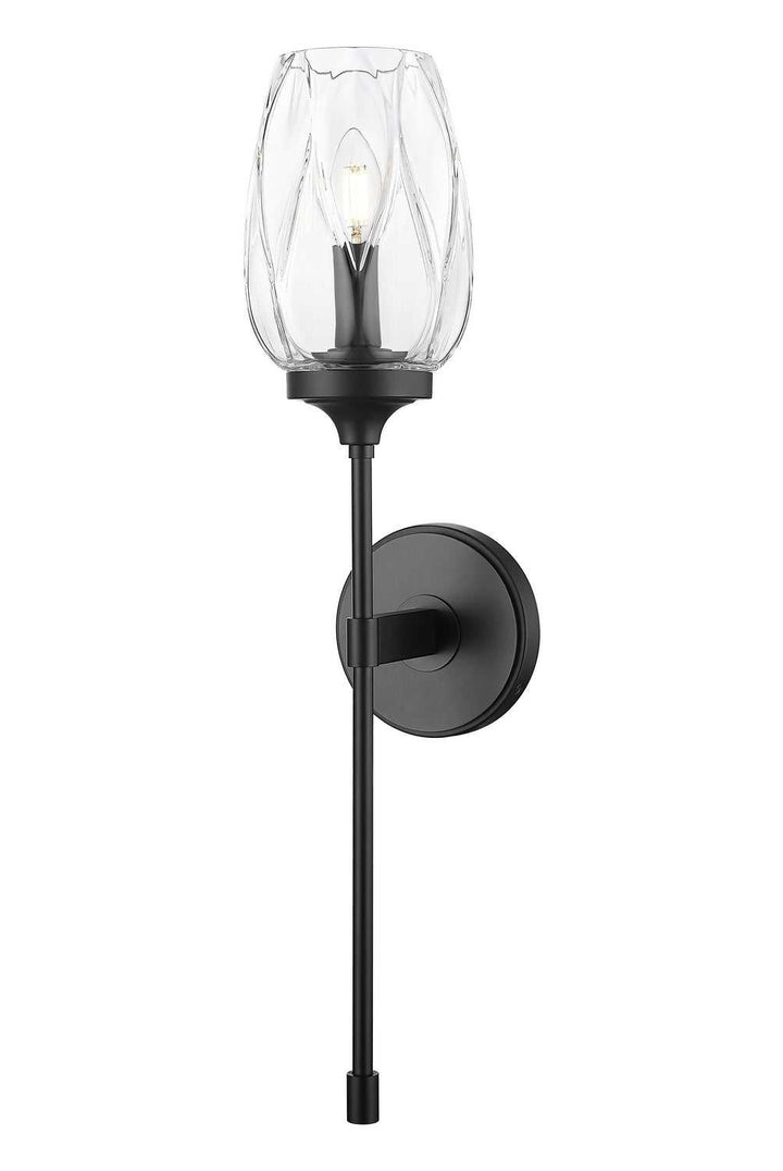 Cassian One Light Wall Sconce in Matte Black Z-Lite Canada