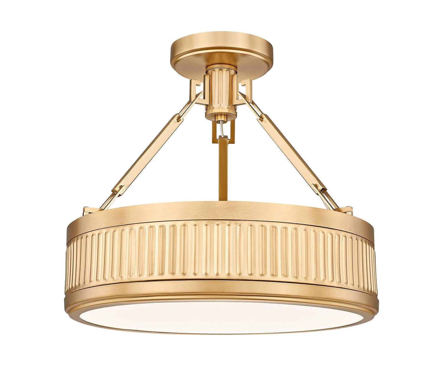 Z-Lite Canada - 3046SF15-MGLD-LED - LED Semi Flush Mount - Quinn