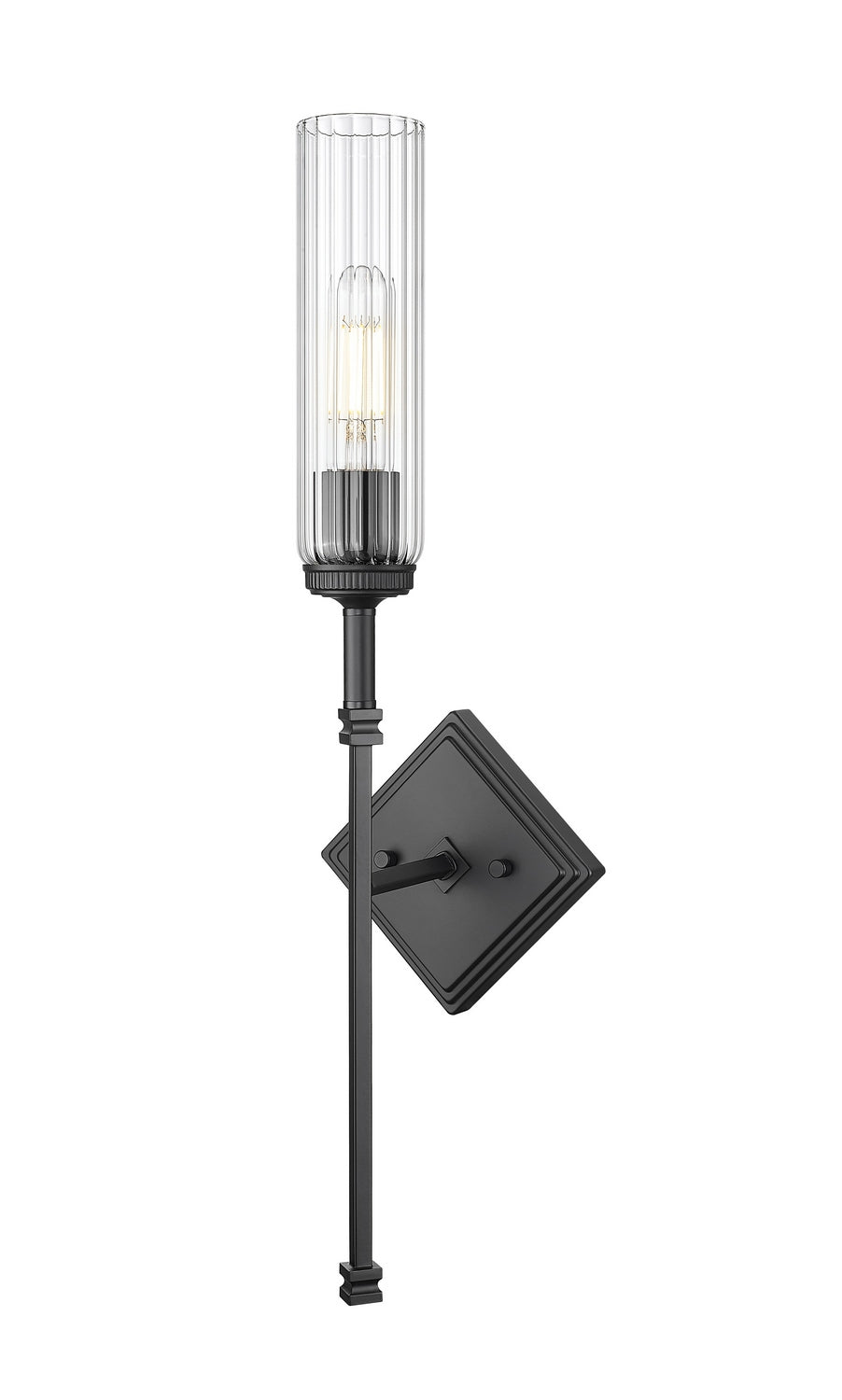 Esme One Light Wall Sconce in Matte Black Z-Lite Canada