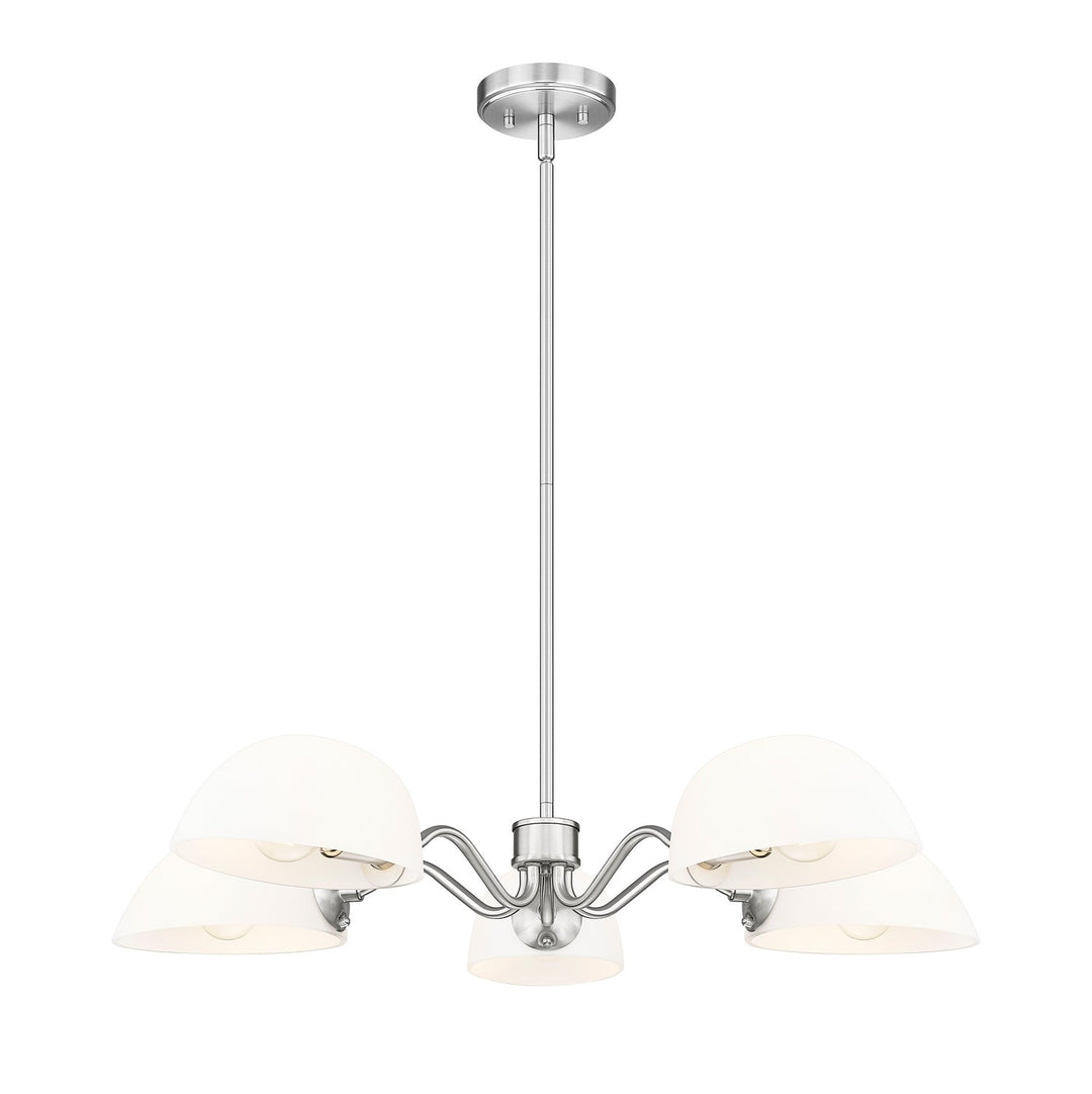 Breton Five Light Chandelier in Brushed Nickel Z-Lite Canada