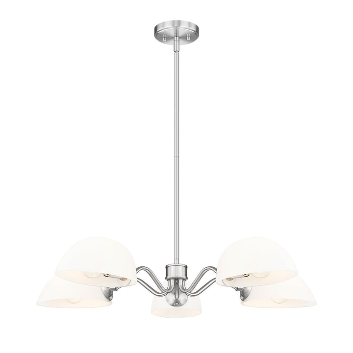 Breton Five Light Chandelier in Brushed Nickel Z-Lite Canada