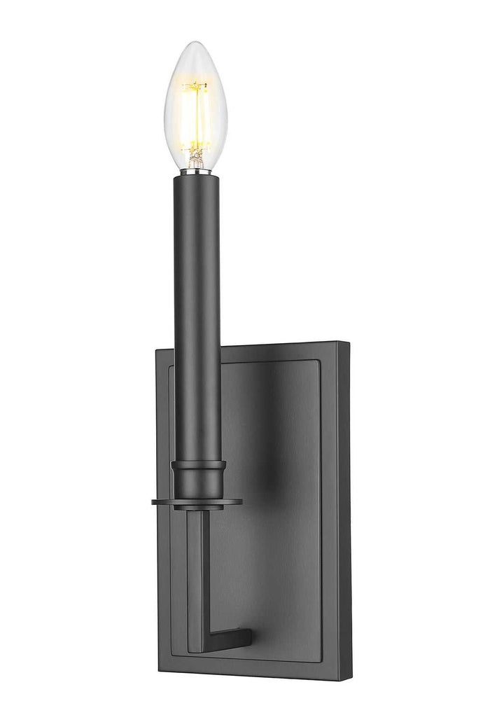 Orson Two Light Wall Sconce in Matte Black Z-Lite Canada