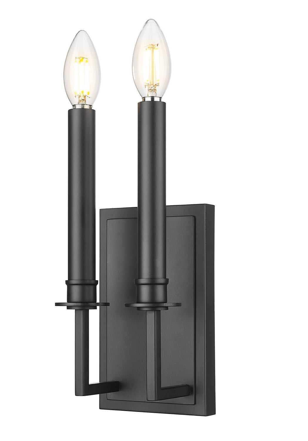 Orson One Light Wall Sconce in Matte Black Z-Lite Canada