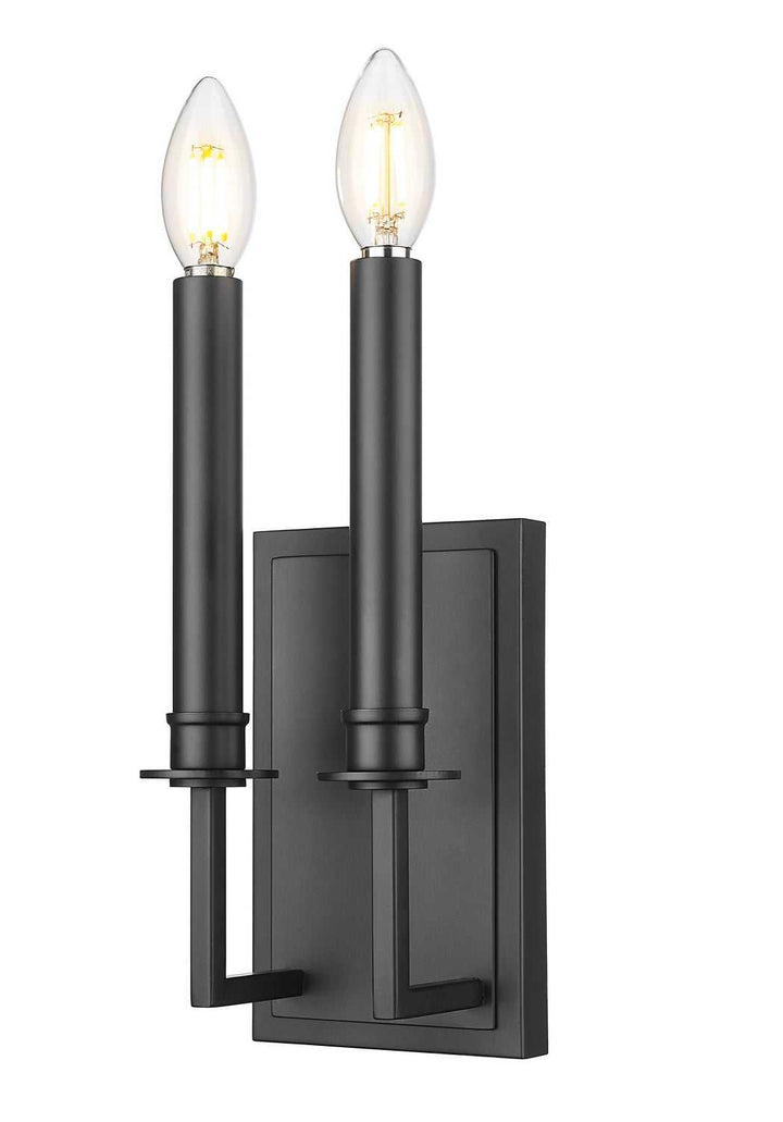 Orson One Light Wall Sconce in Matte Black Z-Lite Canada