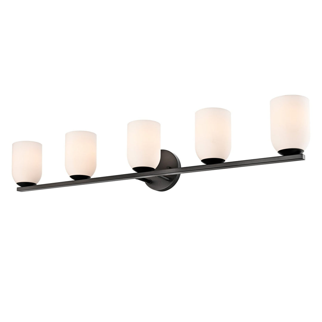 DVI Canada - DVP19055EB-OP - Five Light Vanity - Ratik - Ebony