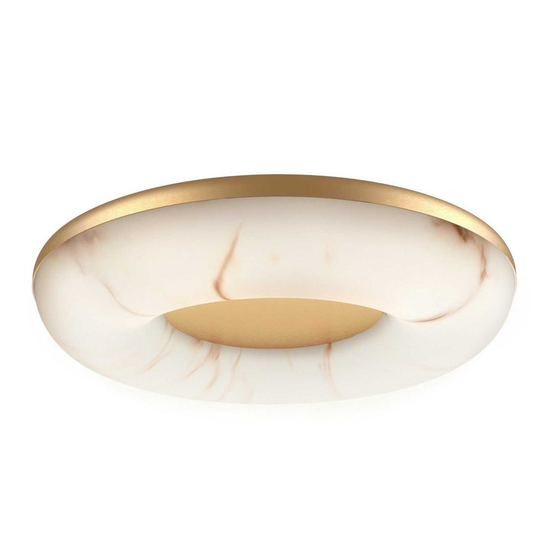 Beignet LED Flushmount in Champagne Gold DVI Canada