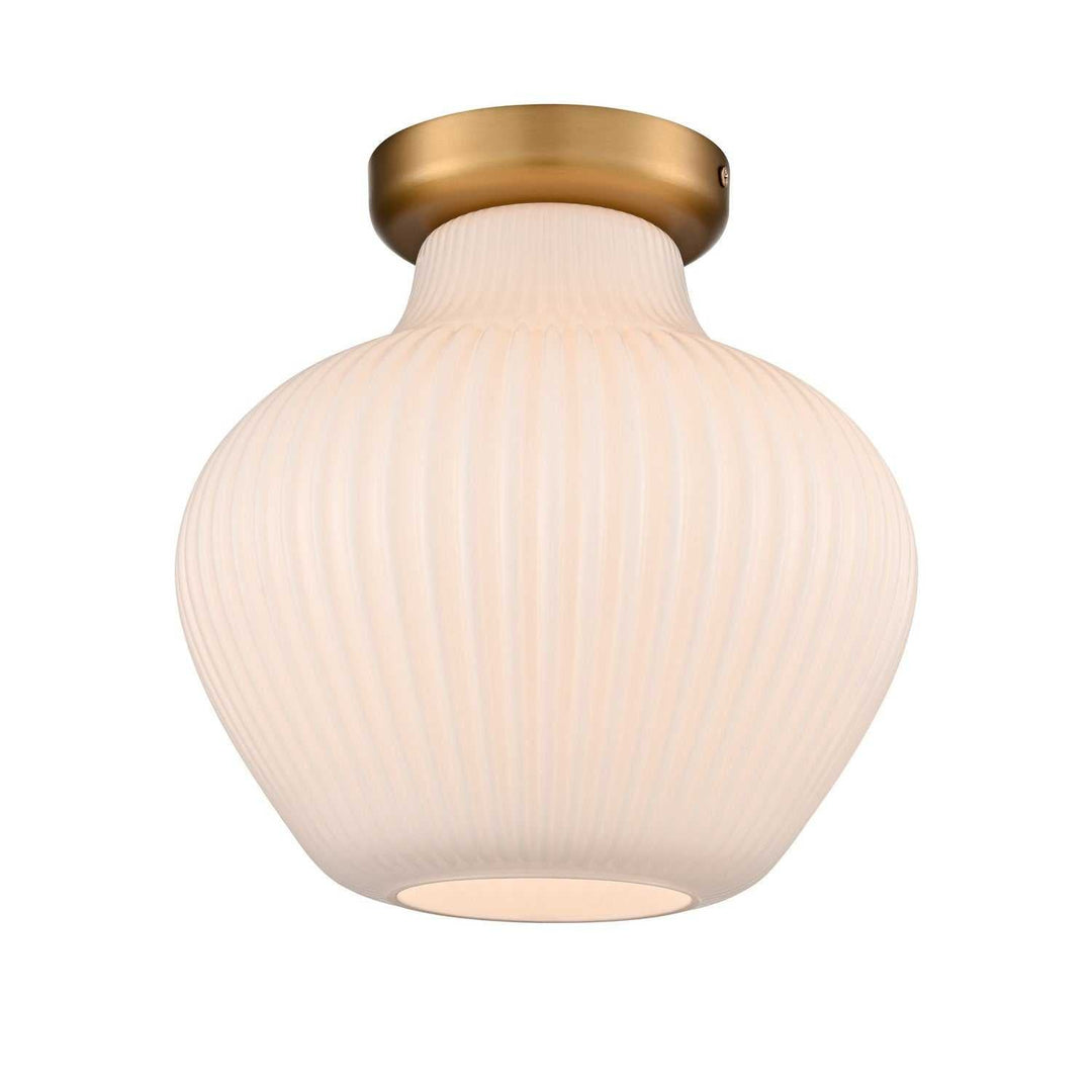 Notre Dame One Light Flushmount in Champagne Gold (Copy) DVI Canada