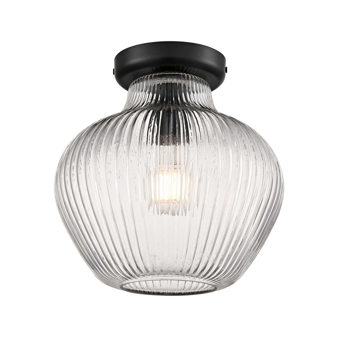 DVI Canada - DVP24212EB-RIC - One Light Flushmount - Notre Dame - Ebony