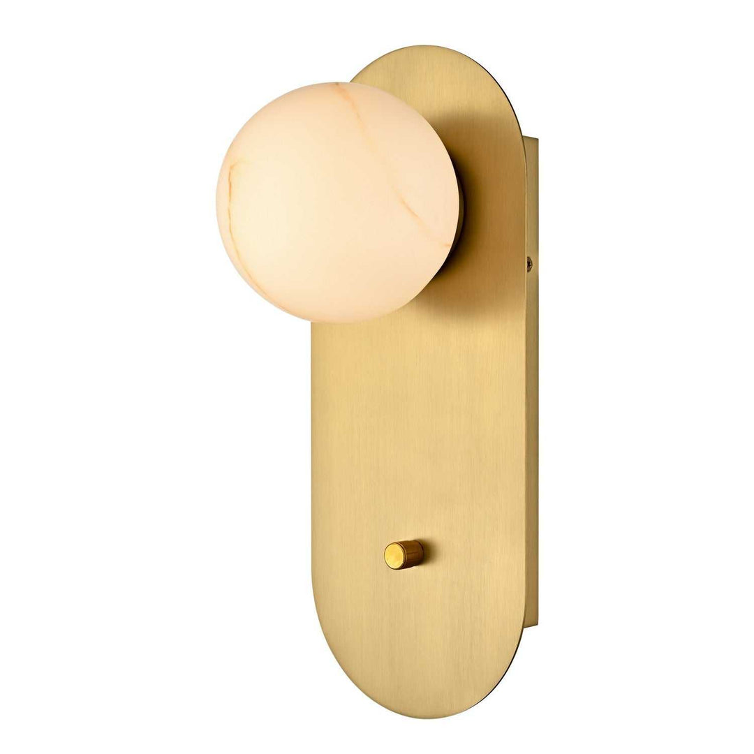 Ville Marie One Light Wall Sconce in Champagne Gold DVI Canada