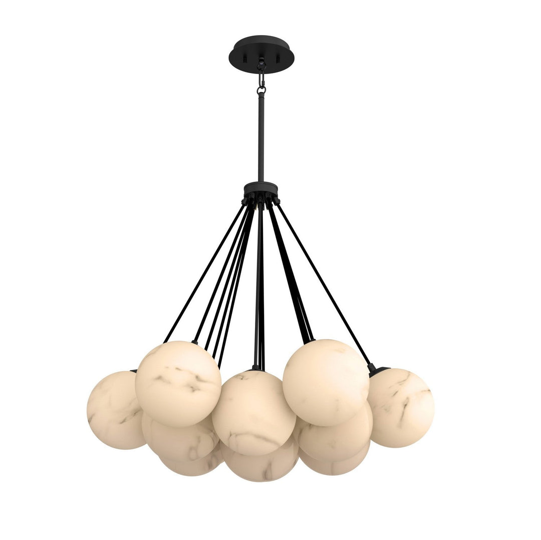 Ville Marie 13 Light Pendant in Ebony DVI Canada