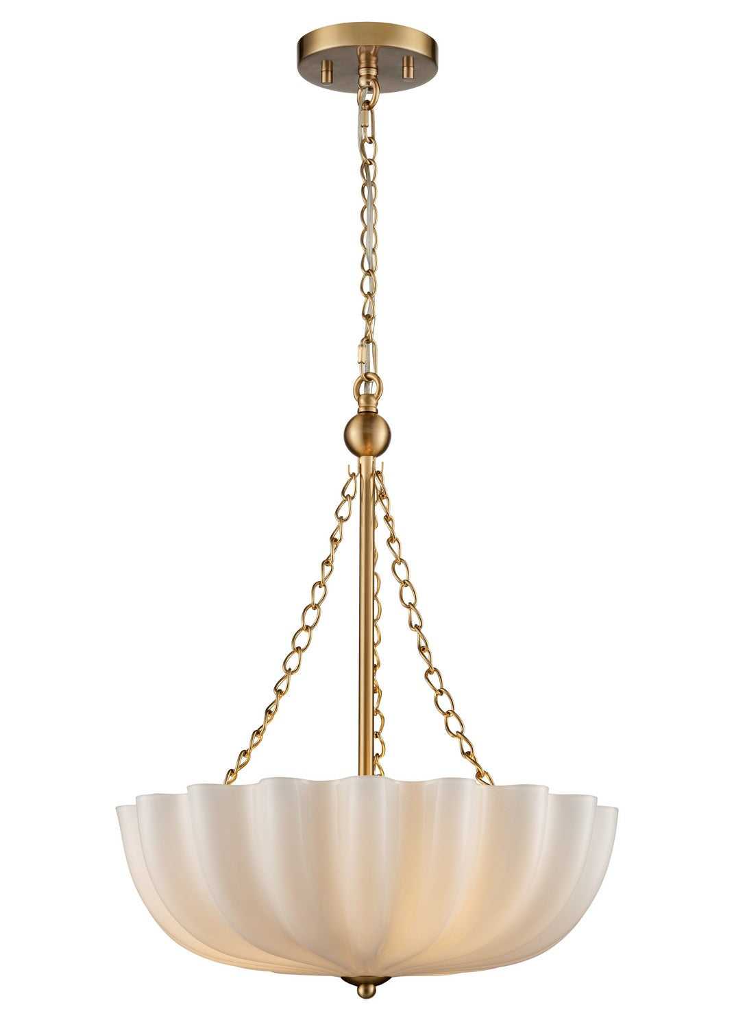 DVI Canada - DVP32705BR-TO - Three Light Pendant - Marigold - Brass