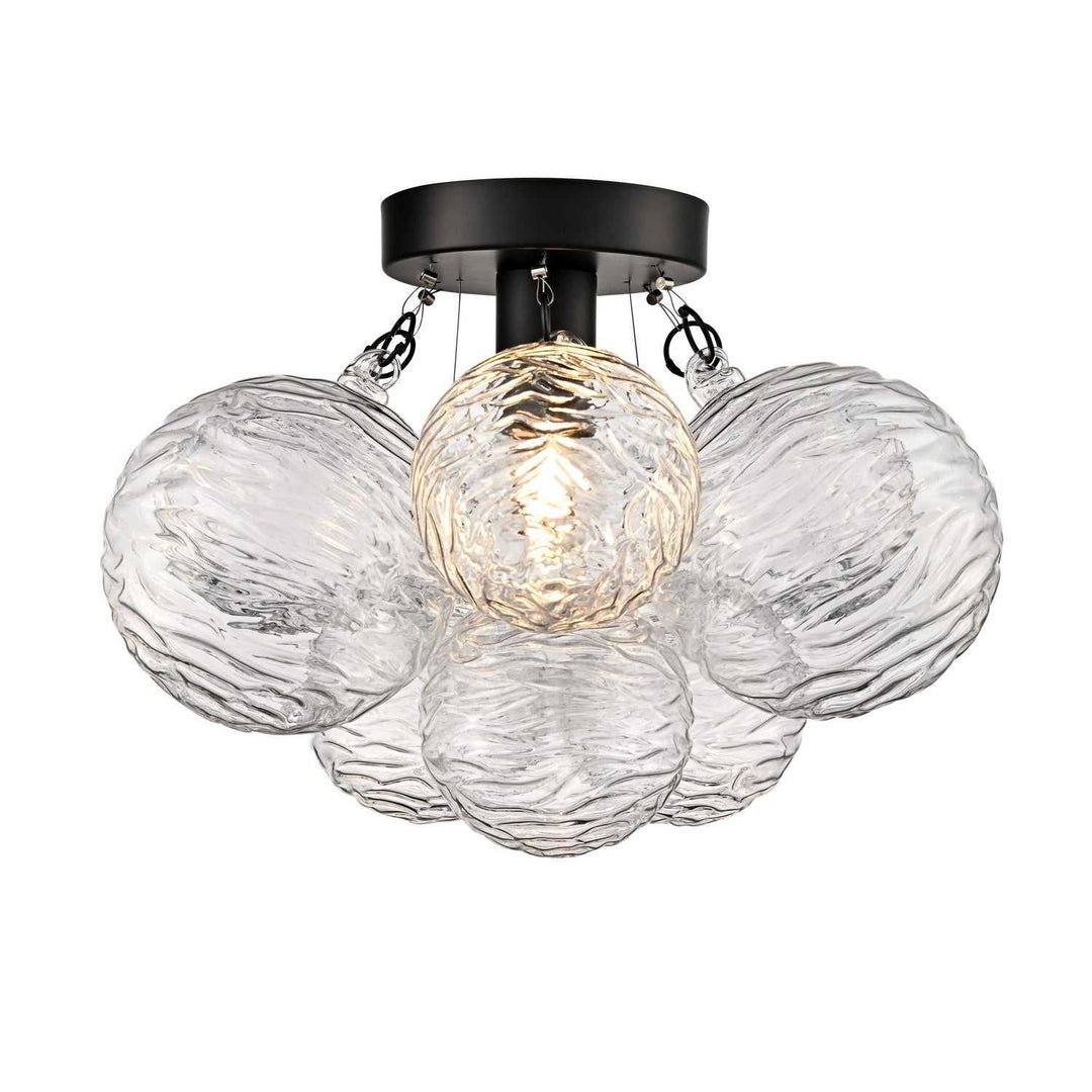 DVI Canada - DVP32811EB-WVC - One Light Flushmount - Comet - Ebony