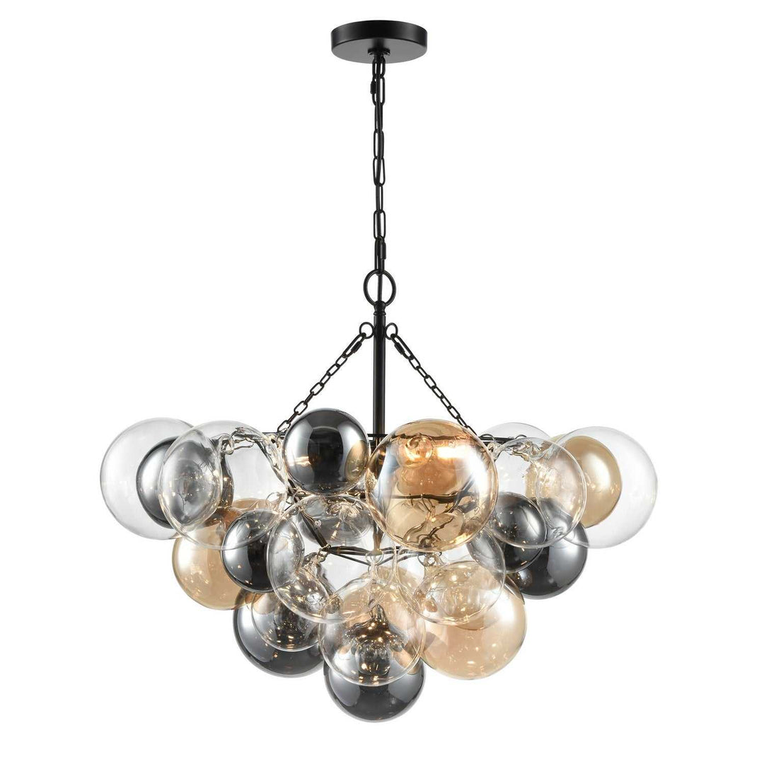 Comet Four Light Chandelier in Ebony DVI Canada