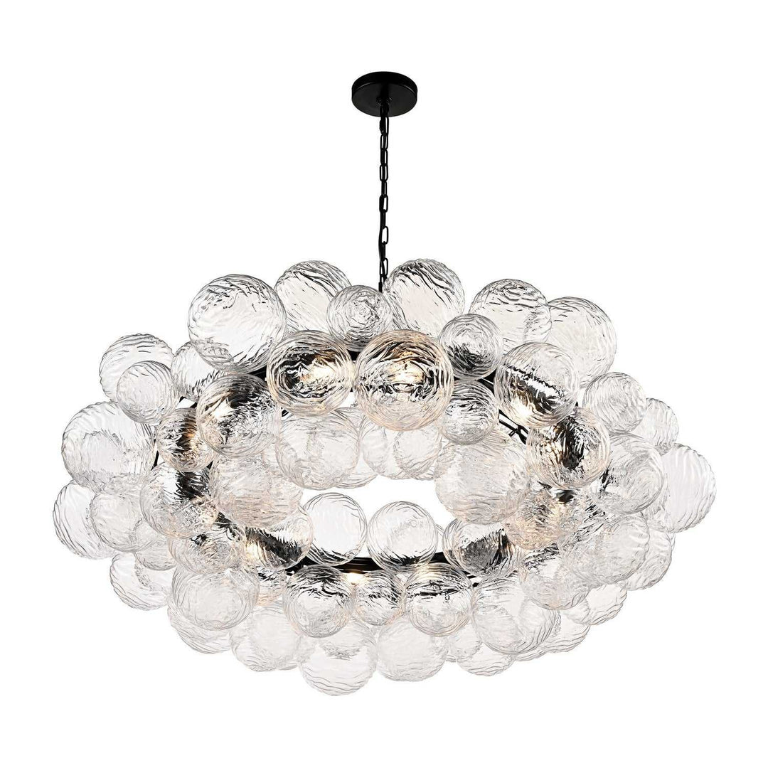 DVI Canada - DVP32850EB-WVC - 12 Light Chandelier - Comet - Ebony
