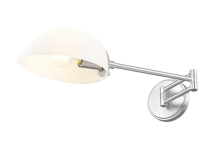 Breton One Light Wall Sconce in Brushed Nickel Z-Lite Canada