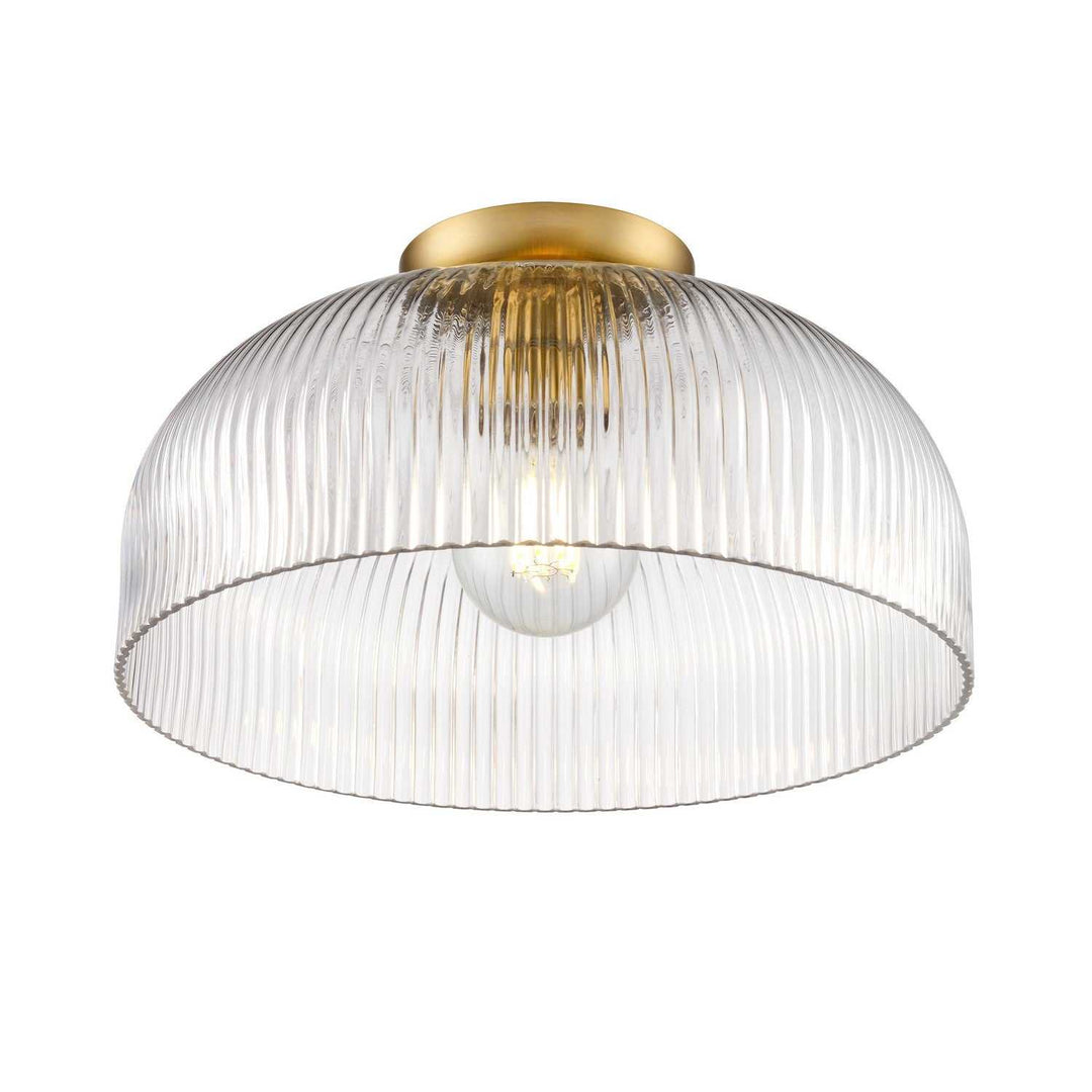 DVI Canada - DVP37612BR-RIC - One Light Semi Flush Mount - Hariette - Brass