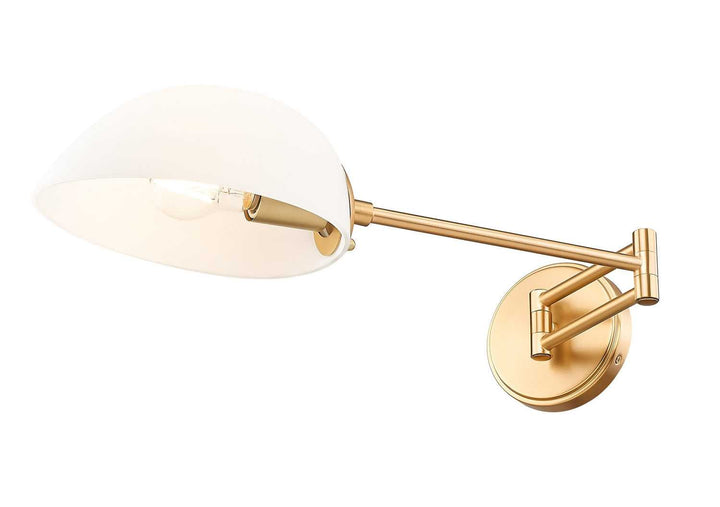 Breton One Light Wall Sconce in Modern Gold Z-Lite Canada