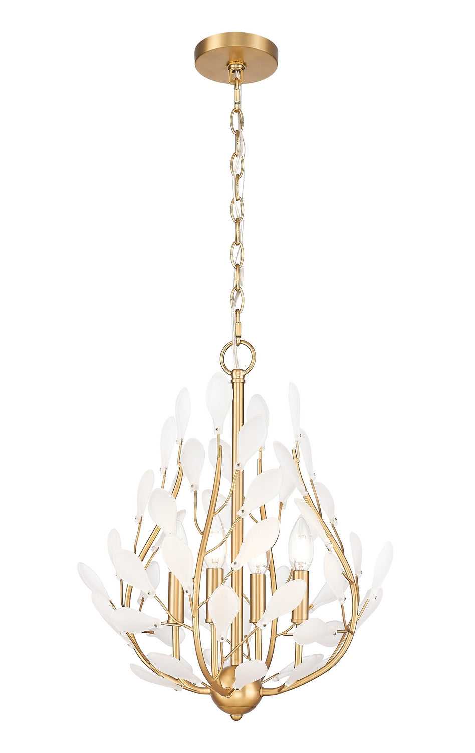 Claudine Four Light Chandelier in Modern Gold Z-Lite Canada