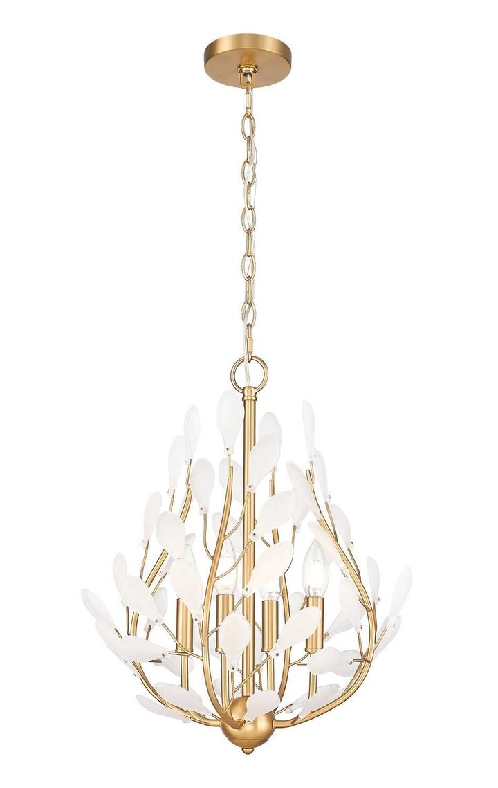 Claudine Four Light Chandelier in Modern Gold Z-Lite Canada